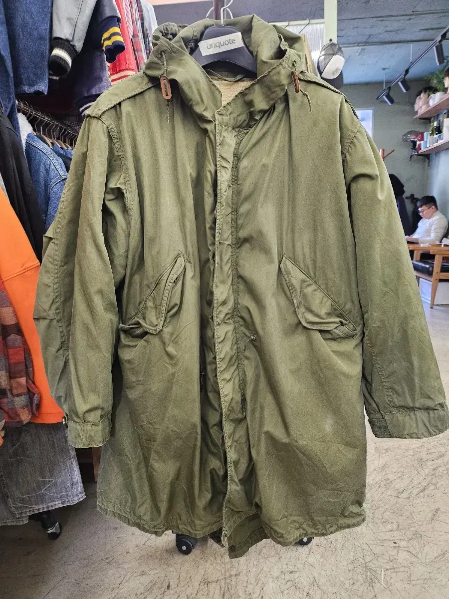 Vtg U.S Army M-1951 Fishtail Parka.